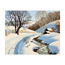Load image into Gallery viewer, Four Season Scenery 30x25cm(canvas) full round drill diamond painting
