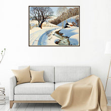 Load image into Gallery viewer, Four Season Scenery 30x25cm(canvas) full round drill diamond painting

