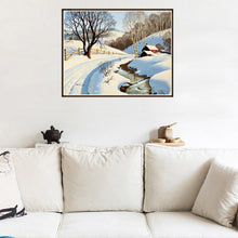 Load image into Gallery viewer, Four Season Scenery 30x25cm(canvas) full round drill diamond painting
