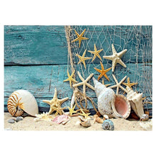 Load image into Gallery viewer, Beach Sea Star 30x40cm(canvas) partial round drill diamond painting
