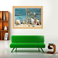 Load image into Gallery viewer, Beach Sea Star 30x40cm(canvas) partial round drill diamond painting
