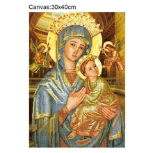 Load image into Gallery viewer, Goddess 40x30cm(canvas) partial round drill diamond painting
