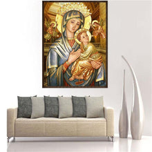 Load image into Gallery viewer, Goddess 40x30cm(canvas) partial round drill diamond painting
