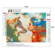 Load image into Gallery viewer, Beauty Wolf 40x30cm(canvas) full round drill diamond painting
