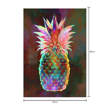 Load image into Gallery viewer, Colorful Pineapple 30x40cm(canvas) partial round drill diamond painting
