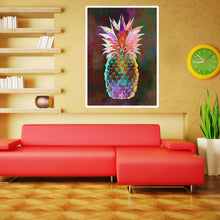 Load image into Gallery viewer, Colorful Pineapple 30x40cm(canvas) partial round drill diamond painting
