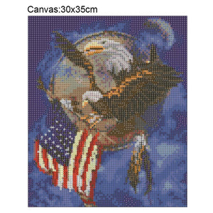 Eagle 30x35cm(canvas) full round drill diamond painting