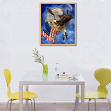 Load image into Gallery viewer, Eagle 30x35cm(canvas) full round drill diamond painting
