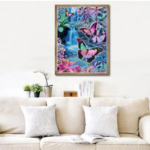 Butterfly 30x40cm(canvas) full round drill diamond painting