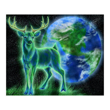 Load image into Gallery viewer, Deer 30x30cm(canvas) partial round drill diamond painting
