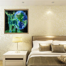 Load image into Gallery viewer, Deer 30x30cm(canvas) partial round drill diamond painting
