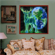 Load image into Gallery viewer, Deer 30x30cm(canvas) partial round drill diamond painting
