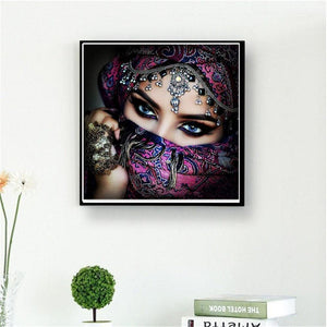 Beauty 30x30cm(canvas) partial round drill diamond painting