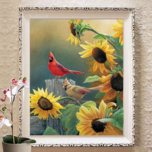 Load image into Gallery viewer, Birds 30x25cm(canvas) partial round drill diamond painting
