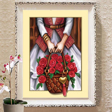 Load image into Gallery viewer, 3D Pattern 35x45cm(canvas) full round drill diamond painting
