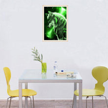 Load image into Gallery viewer, Wolf 20x25cm(canvas) partial round drill diamond painting

