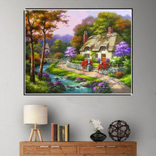 Load image into Gallery viewer, Scenery 30x25cm(canvas) full round drill diamond painting
