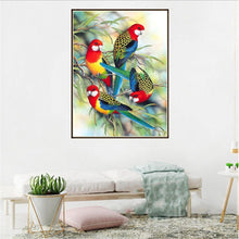 Load image into Gallery viewer, Bird 30x38cm(canvas) partial round drill diamond painting
