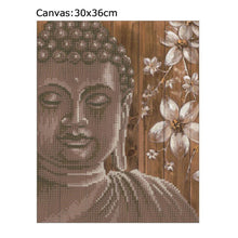 Load image into Gallery viewer, Buddha 30x36cm(canvas) partial round drill diamond painting
