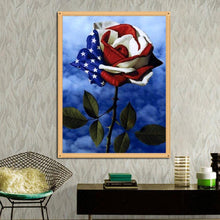 Load image into Gallery viewer, Rose 30x38cm(canvas) partial round drill diamond painting
