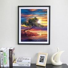 Load image into Gallery viewer, Tree 25x35cm(canvas) full round drill diamond painting

