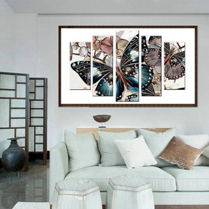 Butterfly 95x45cm(canvas) full round drill diamond painting