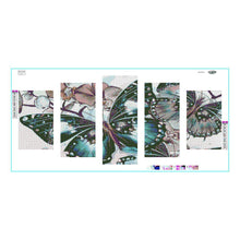 Load image into Gallery viewer, Butterfly 95x45cm(canvas) full round drill diamond painting
