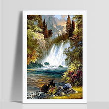 Load image into Gallery viewer, Waterfall 40x30cm(canvas) full round drill diamond painting

