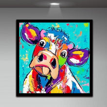 Load image into Gallery viewer, Cow 30x30cm(canvas) full round drill diamond painting
