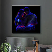 Load image into Gallery viewer, Couple Lovers 30x30cm(canvas) full round drill diamond painting
