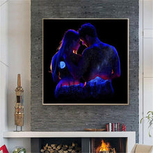 Load image into Gallery viewer, Couple Lovers 30x30cm(canvas) full round drill diamond painting
