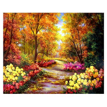 Load image into Gallery viewer, tree,flower 30x40cm(canvas) full round drill diamond painting
