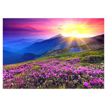 Load image into Gallery viewer, Flower Sunrise 30x40cm(canvas) full round drill diamond painting
