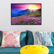 Load image into Gallery viewer, Flower Sunrise 30x40cm(canvas) full round drill diamond painting
