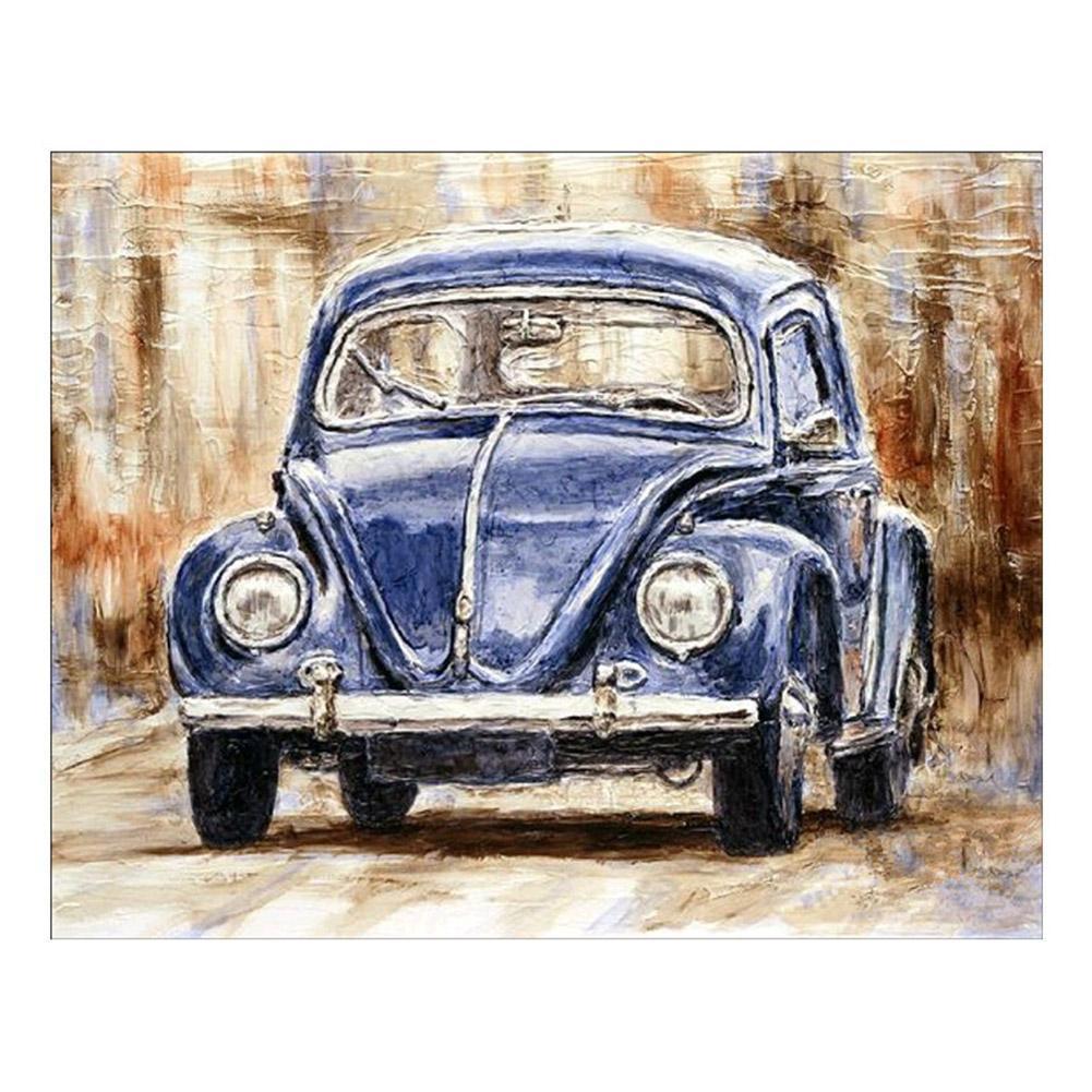 Car Pattern Drawing 25x30cm(canvas) full round drill diamond painting