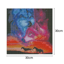 Load image into Gallery viewer, Wolf 30x30cm(canvas) full round drill diamond painting
