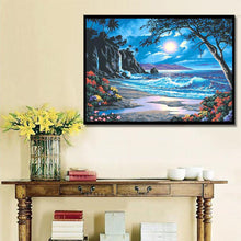 Load image into Gallery viewer, Moon Tide 40x30cm(canvas) full round drill diamond painting
