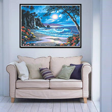 Load image into Gallery viewer, Moon Tide 40x30cm(canvas) full round drill diamond painting
