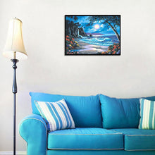 Load image into Gallery viewer, Moon Tide 40x30cm(canvas) full round drill diamond painting
