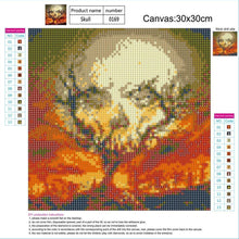 Load image into Gallery viewer, Halloween Tree 30x30cm(canvas) full round drill diamond painting
