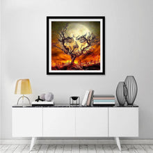 Load image into Gallery viewer, Halloween Tree 30x30cm(canvas) full round drill diamond painting
