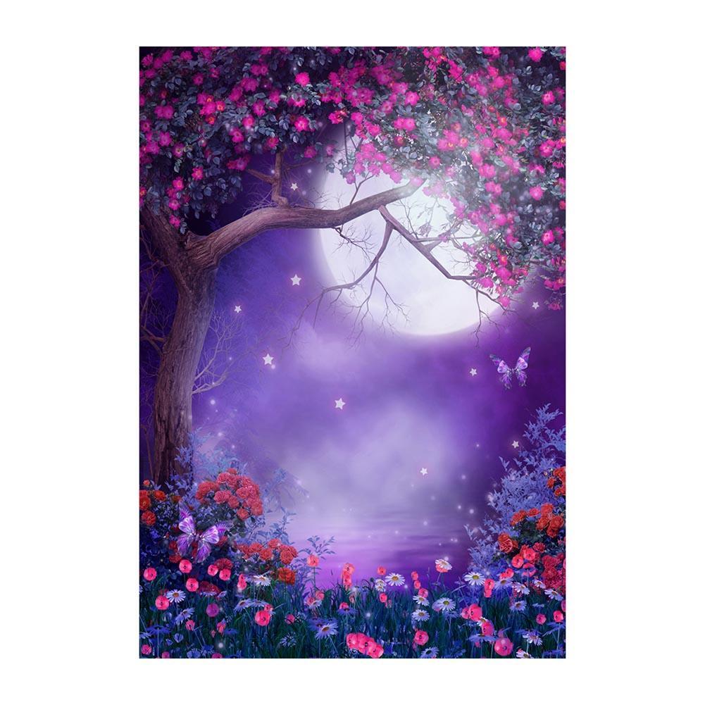 Moon Tree 40x30cm(canvas) full round drill diamond painting