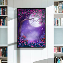 Load image into Gallery viewer, Moon Tree 40x30cm(canvas) full round drill diamond painting
