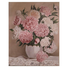 Load image into Gallery viewer, Peony 30x25cm(canvas) full round drill diamond painting
