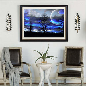 Night Sky 30x40cm(canvas) full round drill diamond painting