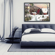 Load image into Gallery viewer, Clear Sky Snow 30x40cm(canvas) full round drill diamond painting
