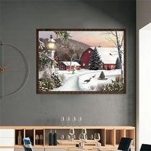 Load image into Gallery viewer, Clear Sky Snow 30x40cm(canvas) full round drill diamond painting
