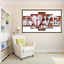 Load image into Gallery viewer, LOVE 5-pictures 95x45cm(canvas) full round drill diamond painting

