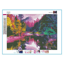 Load image into Gallery viewer, Romantic Landscape 40x30cm(canvas) full round drill diamond painting
