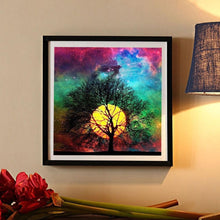 Load image into Gallery viewer, Moon Tree 30x30cm(canvas) full round drill diamond painting
